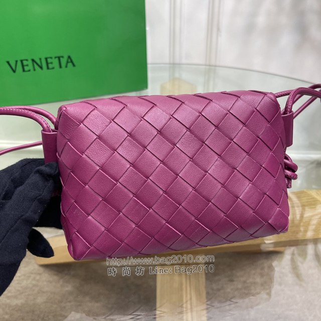 Bottega veneta高端女包 98090 寶緹嘉新款編織小方包 BV經典款編織小號肩背女包  gxz1309